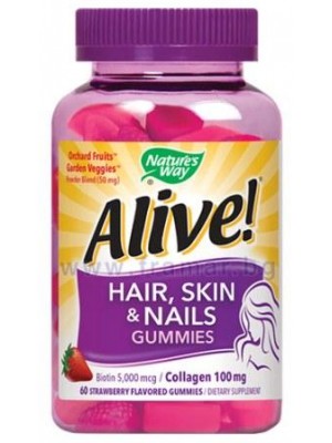 Alive Hair Skin Nails 60 tablets